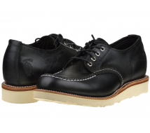 Полуботинки оксфорды CHIPPEWA 'OCM501001' BLACK ODESSA MOC TOE Oxford Shoes (Black Whirlwind) (Страна США)