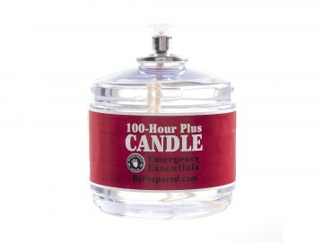 Свеча длительного горения на 100 часов - Emergency Essentials Clear Mist 100 Hour Plus Emergency Candle (Страна США)