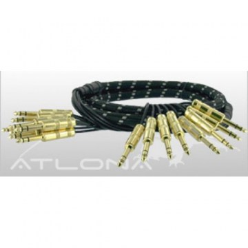 Кабель студийный Atlona Cables '28-010-1' 1M (3FT) ATLONA 8-CHANNELS TRS MALE Snake Cable