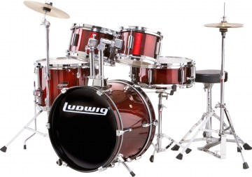 Комплект барабанов для детей - LUDWIG Junior 5 Piece Drum Set