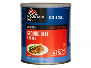 Сублимированный говяжий фарш - Mountain House® Freeze Dried Ground Beef (Страна США)