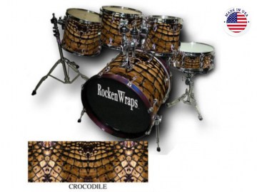 Графическая обёртка барабанов RockenWraps Crocodile (Страна США)