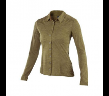 Рубашка из шерсти жен. IBEX '4222' OD Heather Trinity Shirt (XL) 100% шерсть мерино