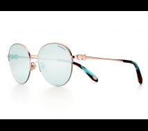 Очки с зеркальными линзами - TIFFANY® Return to Tiffany® Round Sunglasses (Производство Италия)