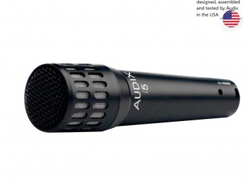 Инструментальный микрофон для малого барабана AUDIX i5 новый (собрано на производстве в США)