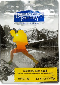Сублимированный холодный салат из фасоли - BACKPACKERS PANTRY® Cold Black Bean Salad (вегетарианский);