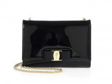 Вечерняя сумочка - Salvatore Ferragamo оригинал, модель Miss Vara Mini Bow Bag; (Производство Италия)